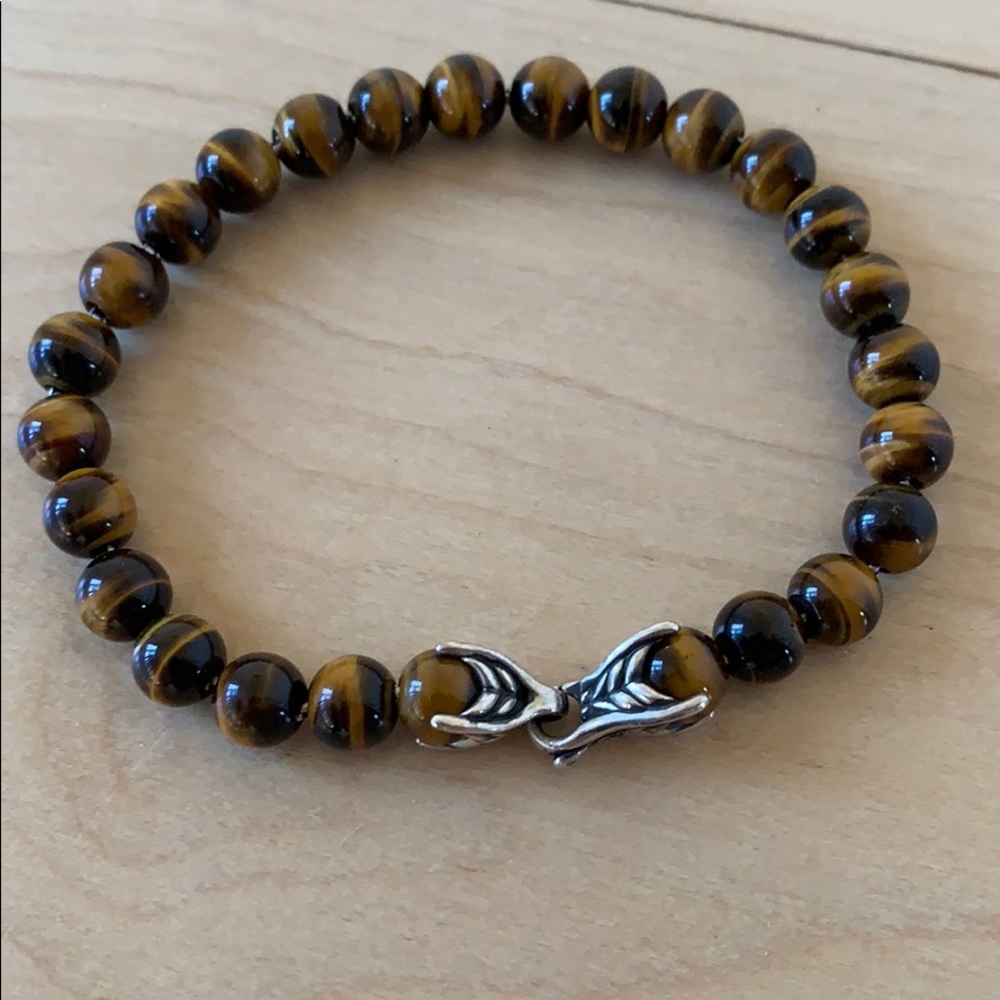 David Yurman Men’s Tigers Eye Spiritual Bead
